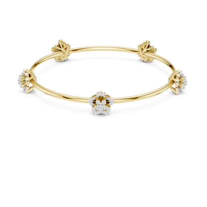 Round Bangle Lab Grown Diamond Bracelet