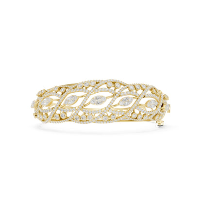 Round Bangle Lab Grown Diamond Bracelet