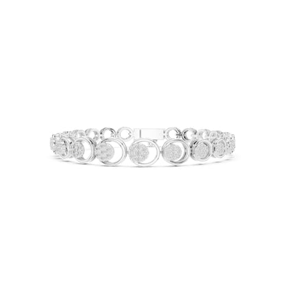 Round Link Lab Grown Diamond Bracelet