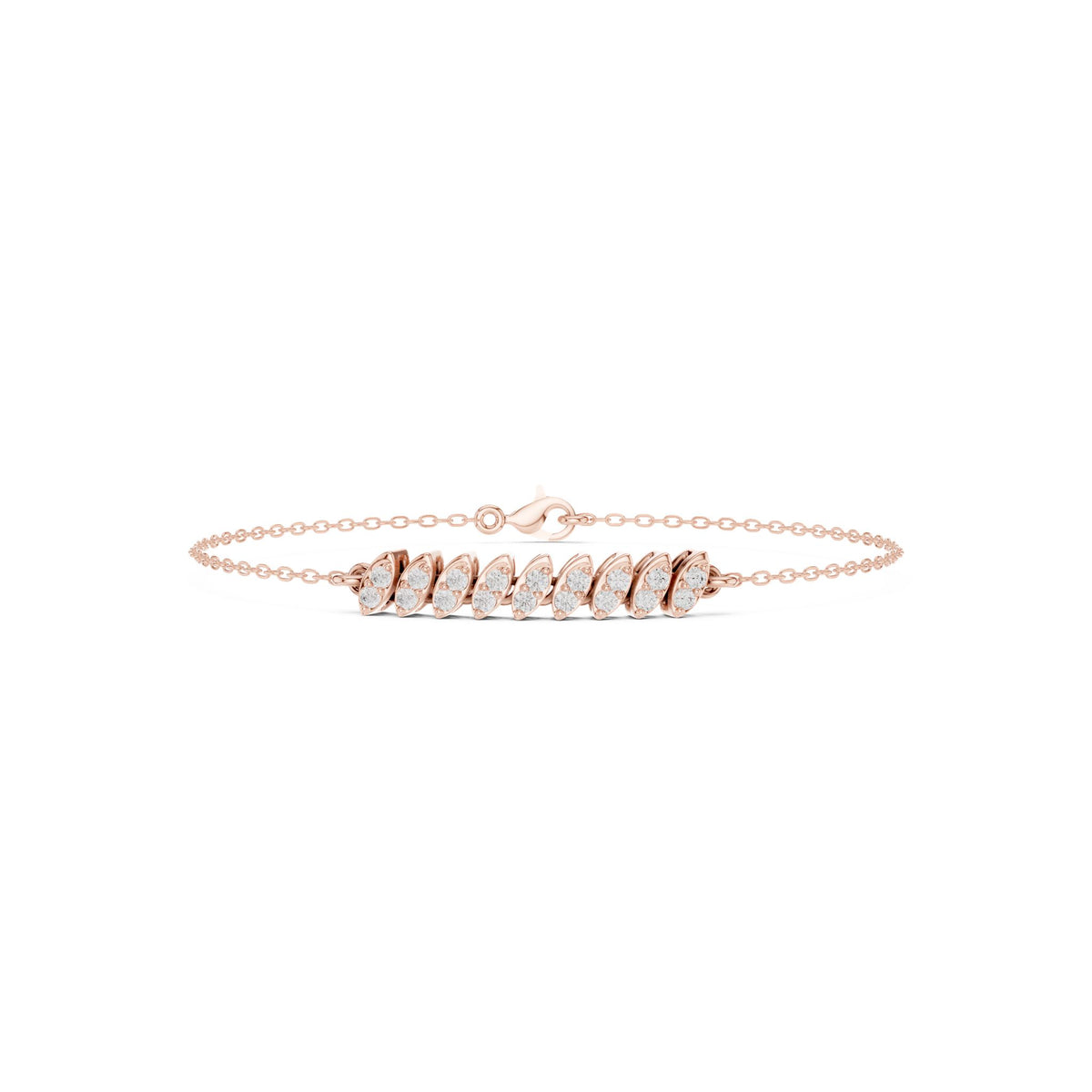 Marquise Chain Lab Grown Diamond Bracelet
