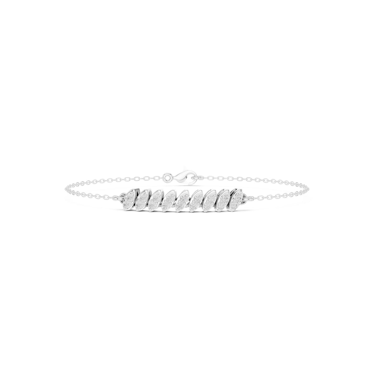 Marquise Chain Lab Grown Diamond Bracelet