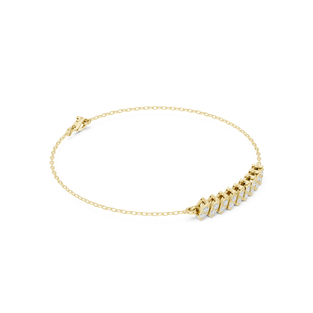 Marquise Chain Lab Grown Diamond Bracelet