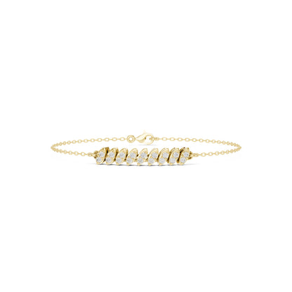 Marquise Chain Lab Grown Diamond Bracelet