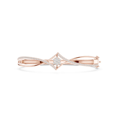 Round Bangle Lab Grown Diamond Bracelet