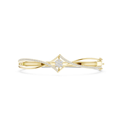 Round Bangle Lab Grown Diamond Bracelet