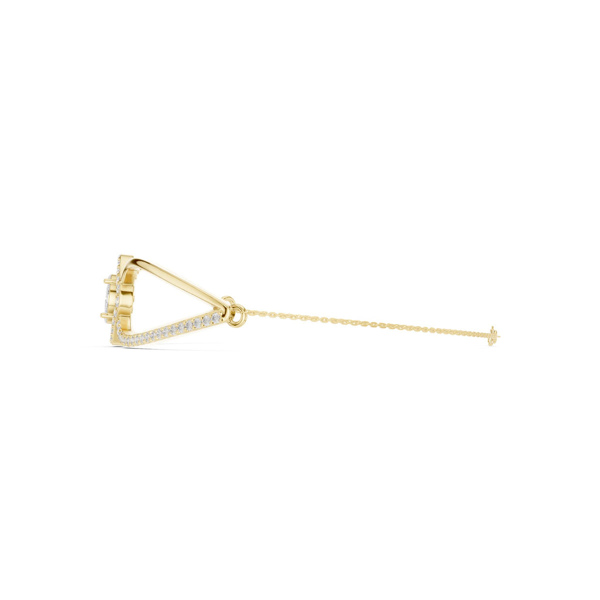 Round Bangle Lab Grown Diamond Bracelet