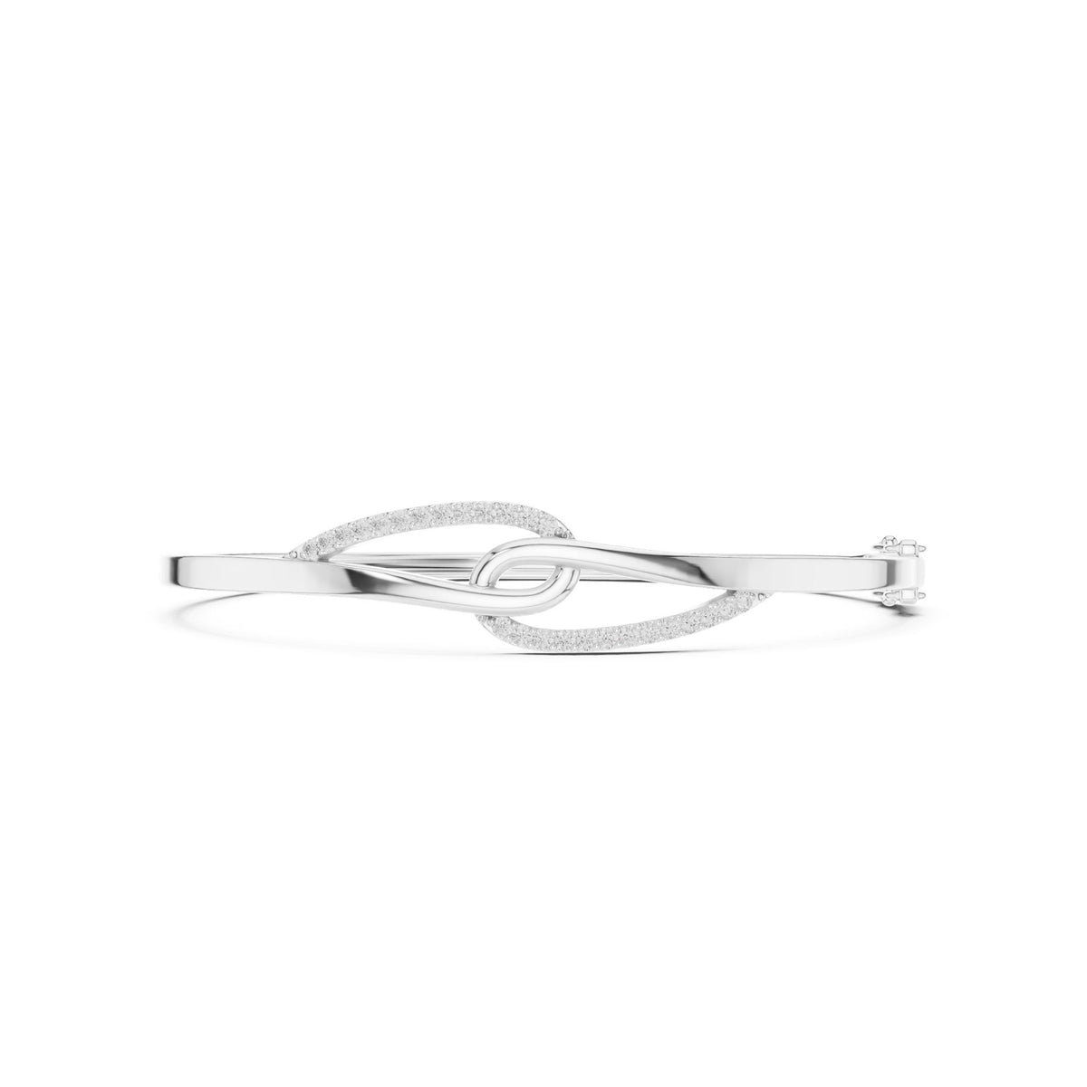 Round Bangle Lab Grown Diamond Bracelet