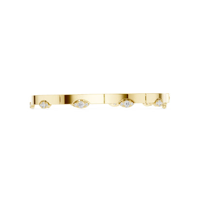 Marquise Bangle Lab Grown Diamond Bracelet