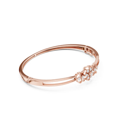 Round Bangle Lab Grown Diamond Bracelet