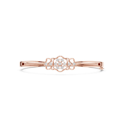 Round Bangle Lab Grown Diamond Bracelet