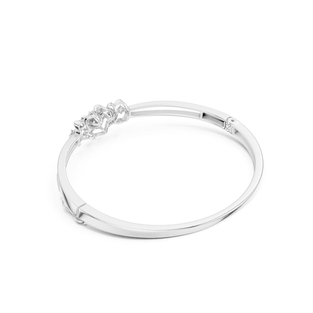 Round Bangle Lab Grown Diamond Bracelet