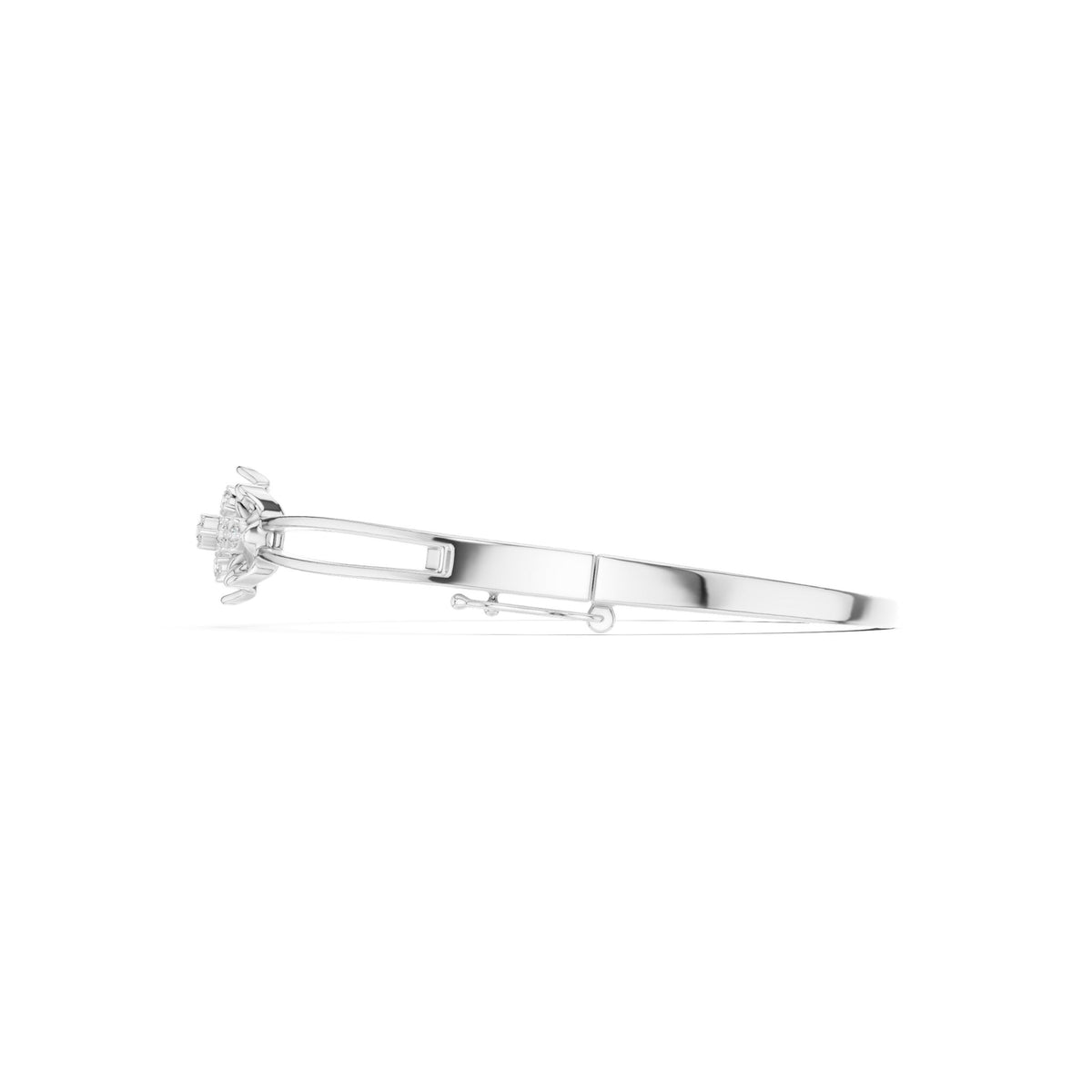 Round Bangle Lab Grown Diamond Bracelet