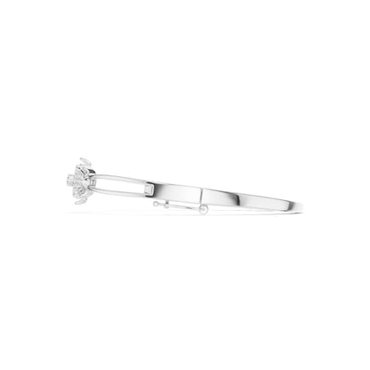 Round Bangle Lab Grown Diamond Bracelet
