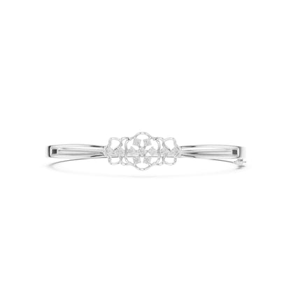 Round Bangle Lab Grown Diamond Bracelet