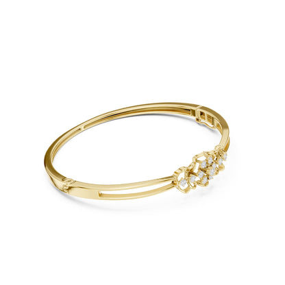 Round Bangle Lab Grown Diamond Bracelet