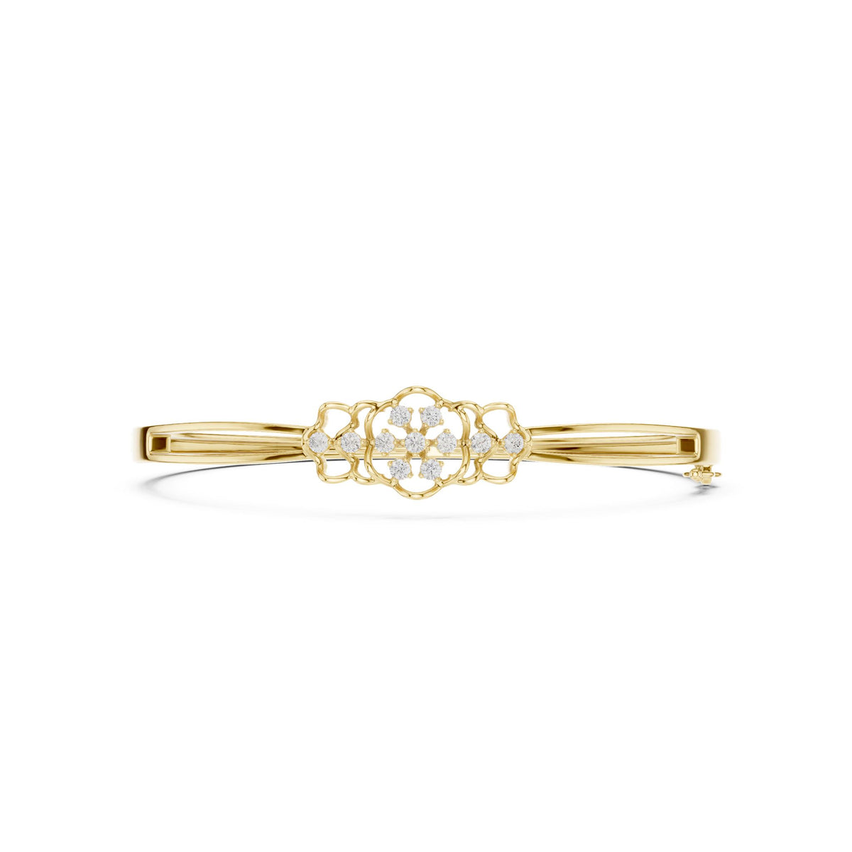 Round Bangle Lab Grown Diamond Bracelet