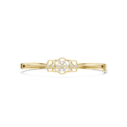 Round Bangle Lab Grown Diamond Bracelet