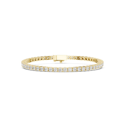 Round Tennis Lab Grown Diamond Bracelet