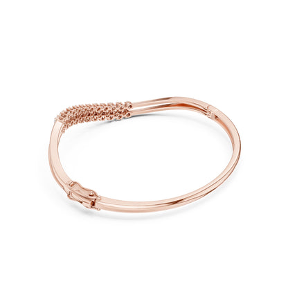 Round Bangle Lab Grown Diamond Bracelet