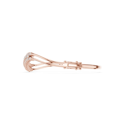 Round Bangle Lab Grown Diamond Bracelet