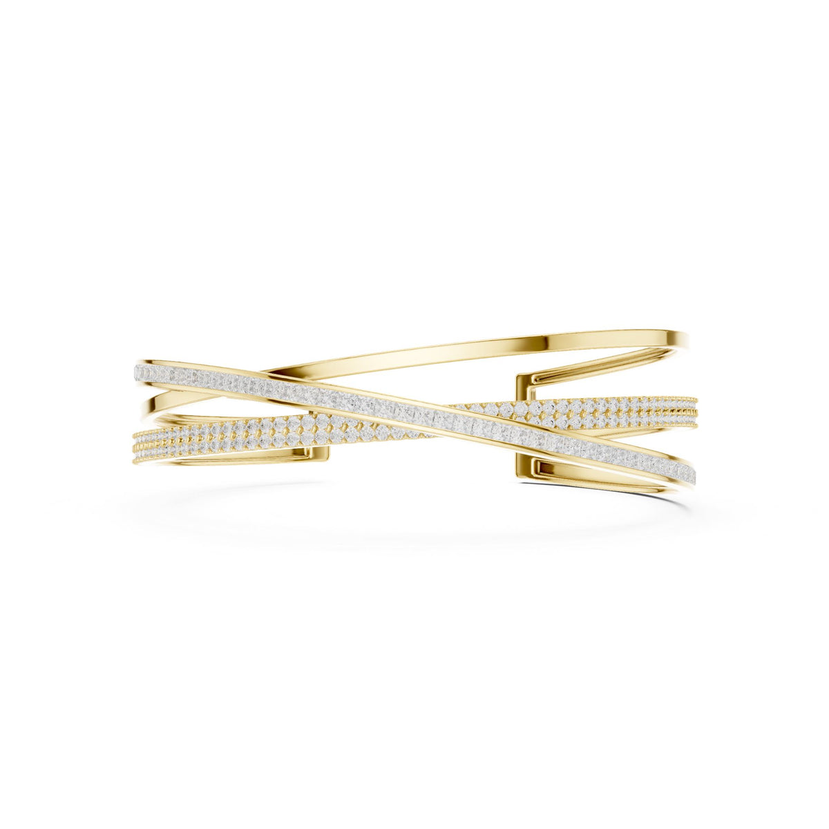 Round Bangle Lab Grown Diamond Bracelet