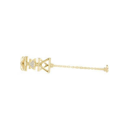 Round Link Lab Grown Diamond Bracelet