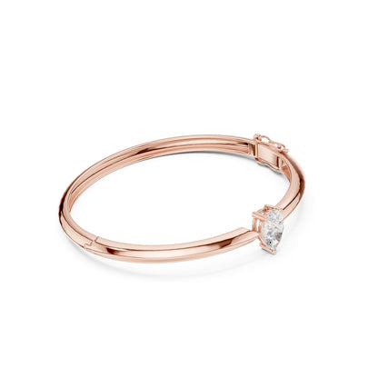 Pear Bangle Lab Grown Diamond Bracelet