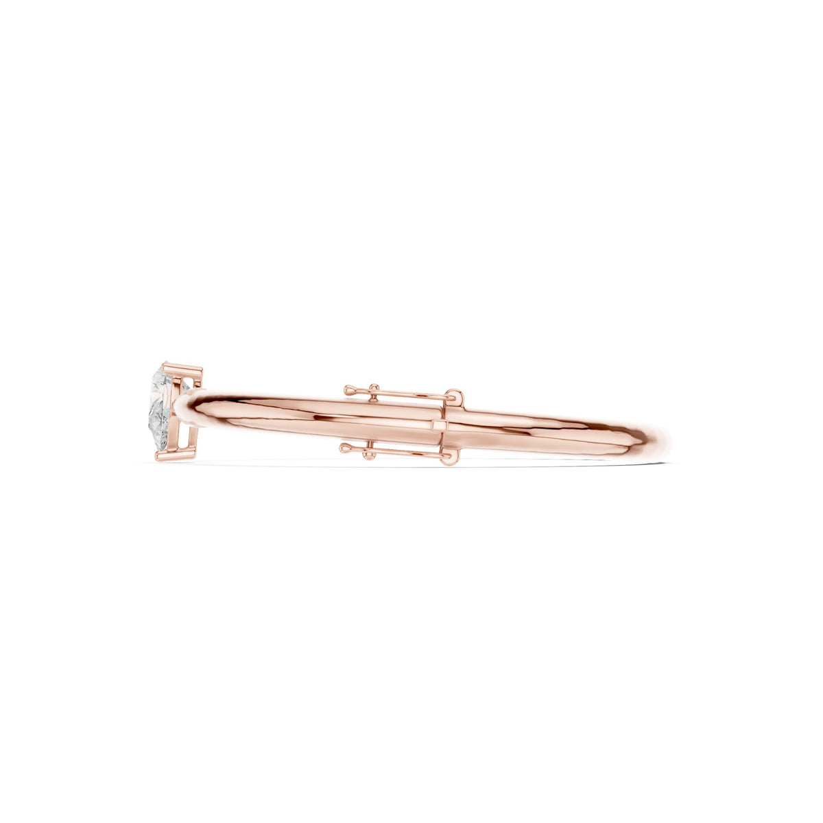 Pear Bangle Lab Grown Diamond Bracelet