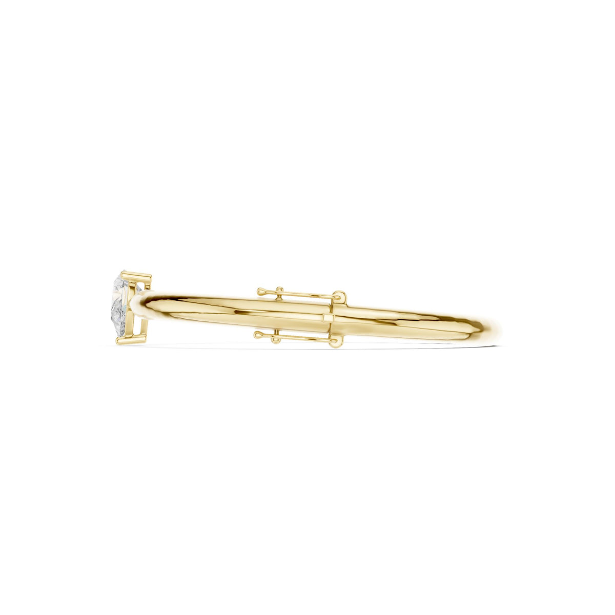 Pear Bangle Lab Grown Diamond Bracelet