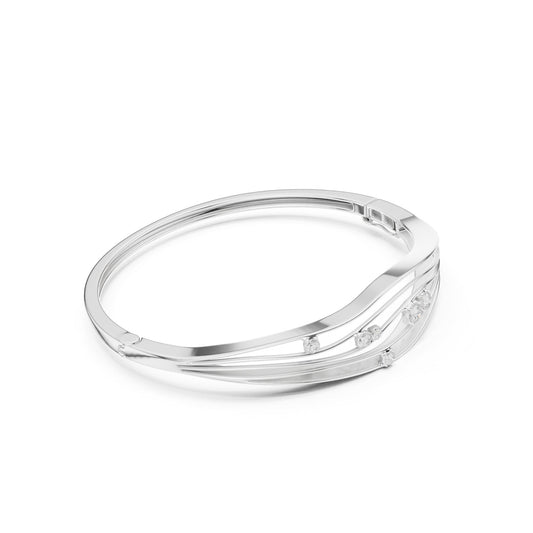 Round Bangle Lab Grown Diamond Bracelet