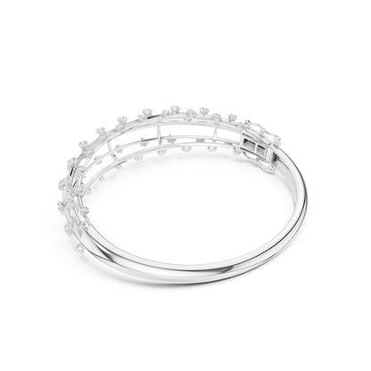 Round Bangle Lab Grown Diamond Bracelet