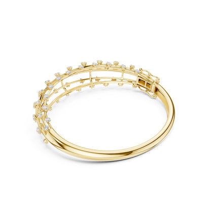 Round Bangle Lab Grown Diamond Bracelet