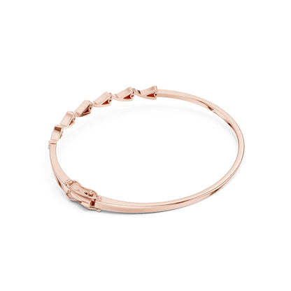 Round Bangle Lab Grown Diamond Bracelet