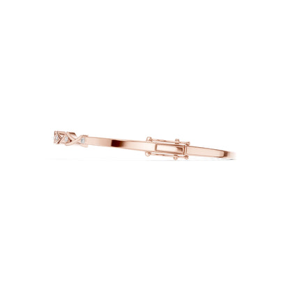 Round Bangle Lab Grown Diamond Bracelet