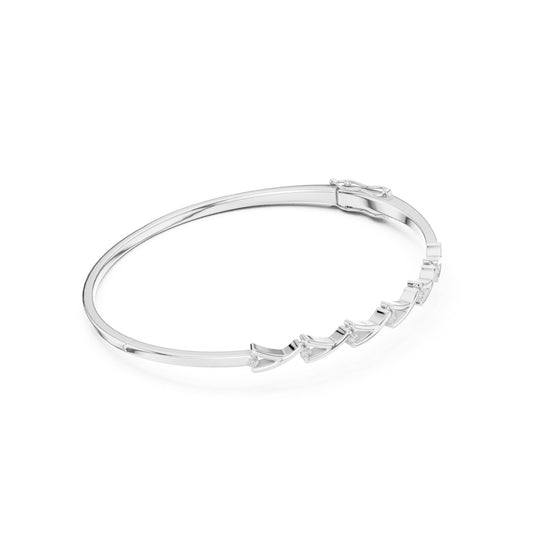 Round Bangle Lab Grown Diamond Bracelet