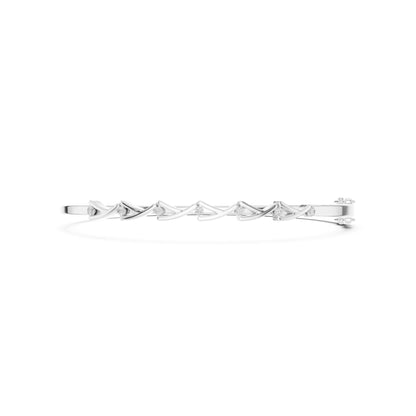 Round Bangle Lab Grown Diamond Bracelet