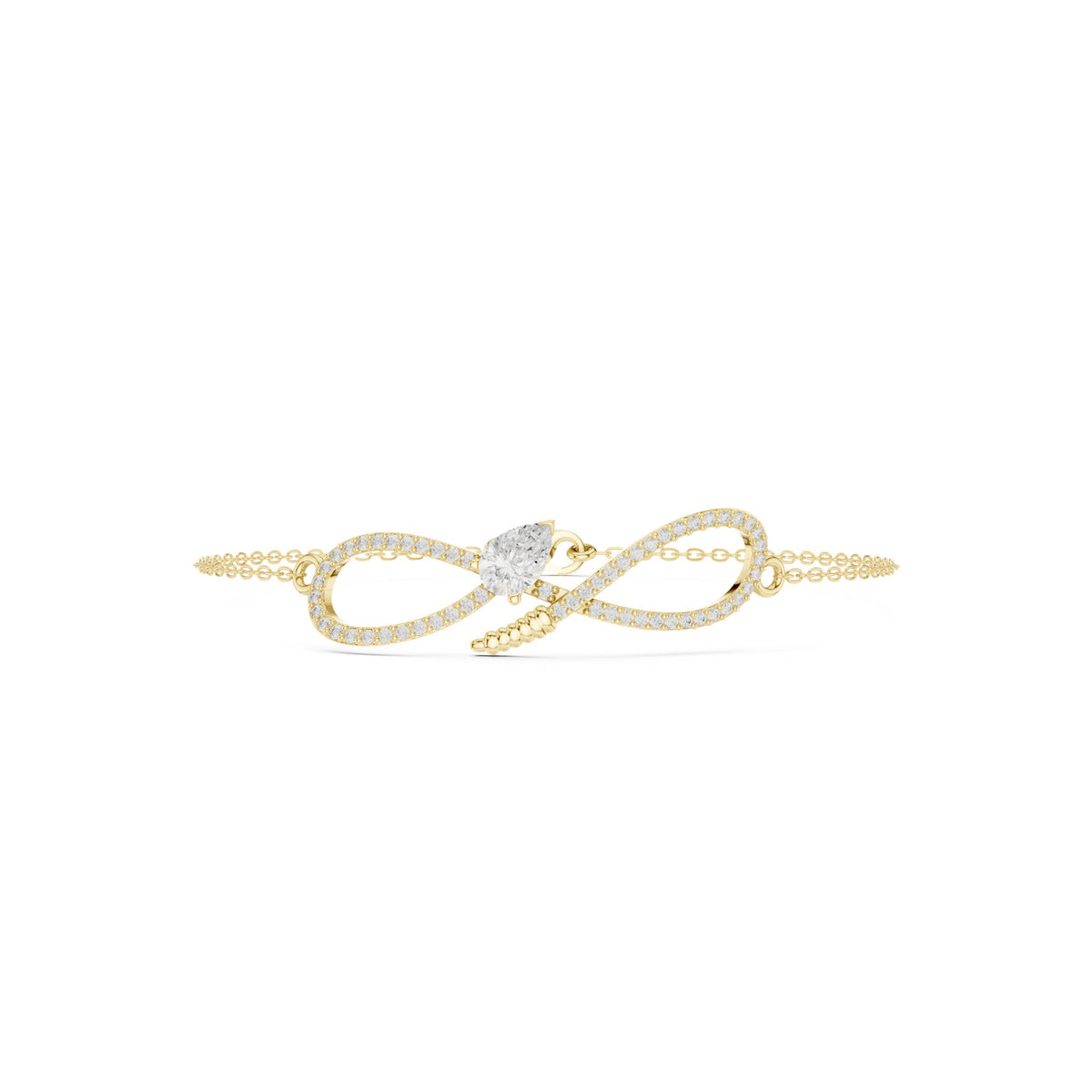 Round Chain Lab Grown Diamond Bracelet
