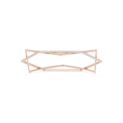 Round Bangle Lab Grown Diamond Bracelet