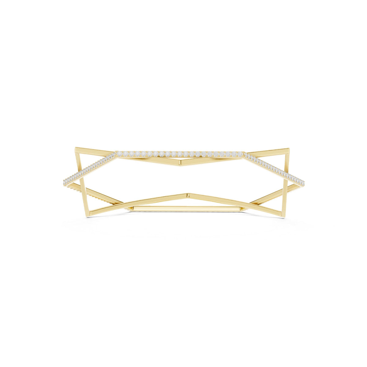 Round Bangle Lab Grown Diamond Bracelet