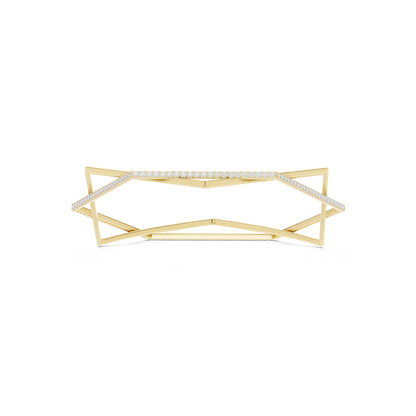 Round Bangle Lab Grown Diamond Bracelet