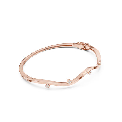 Round Bangle Lab Grown Diamond Bracelet