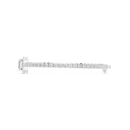 Emerald Tennis Lab Grown Diamond Bracelet