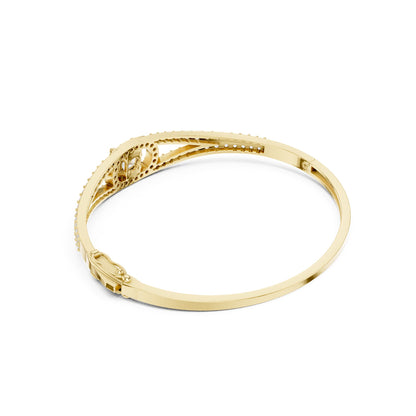 Round Bangle Lab Grown Diamond Bracelet