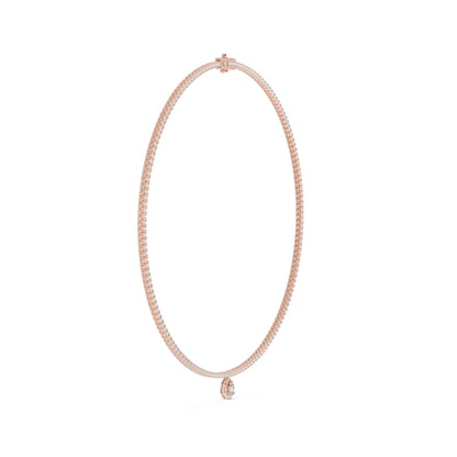 Pear Pendant Lab Grown Diamond Necklace