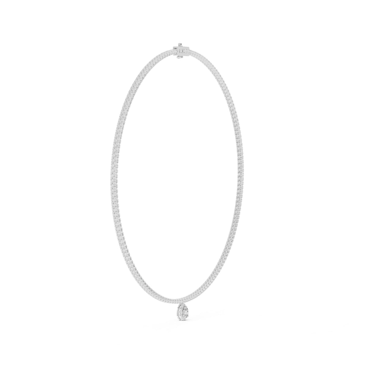 Pear Pendant Lab Grown Diamond Necklace