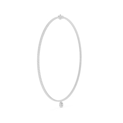 Pear Pendant Lab Grown Diamond Necklace