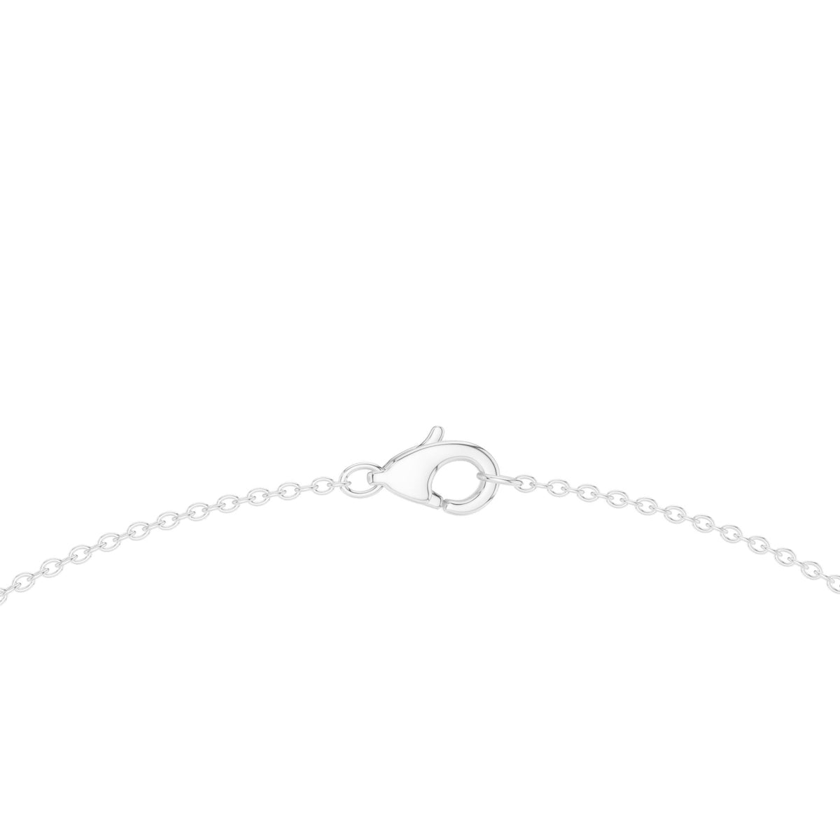 Oval Riviera Lab Grown Diamond Necklace