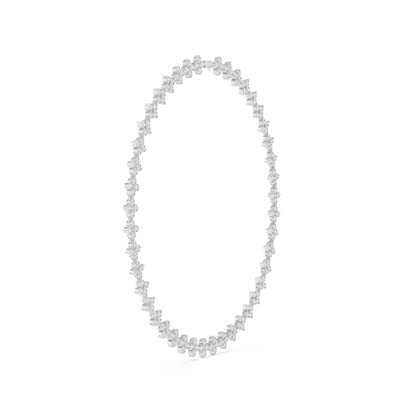 Round Cluster Lab Grown Diamond Necklace
