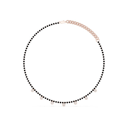 Round Station Lab Grown Diamond Necklace