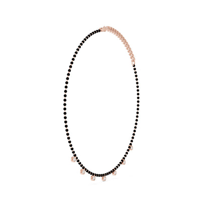 Round Station Lab Grown Diamond Necklace